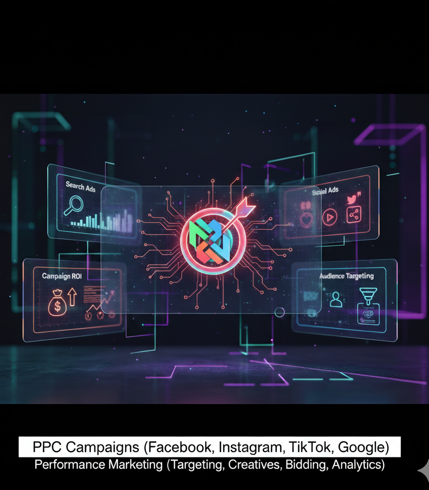 PPC Campaigns (Facebook, Instagram, TikTok, Google)